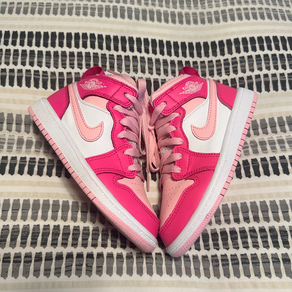 Nike Air Jordan 1 Mid - Girls - Fierce Pink